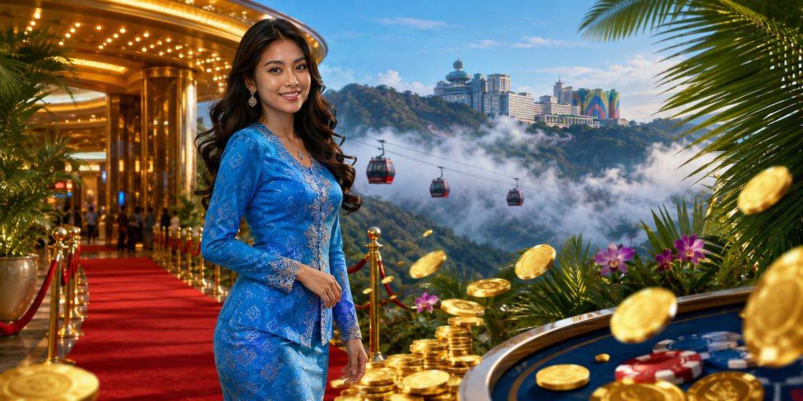 Pemain menikmati permainan kasino di Genting Highlands
