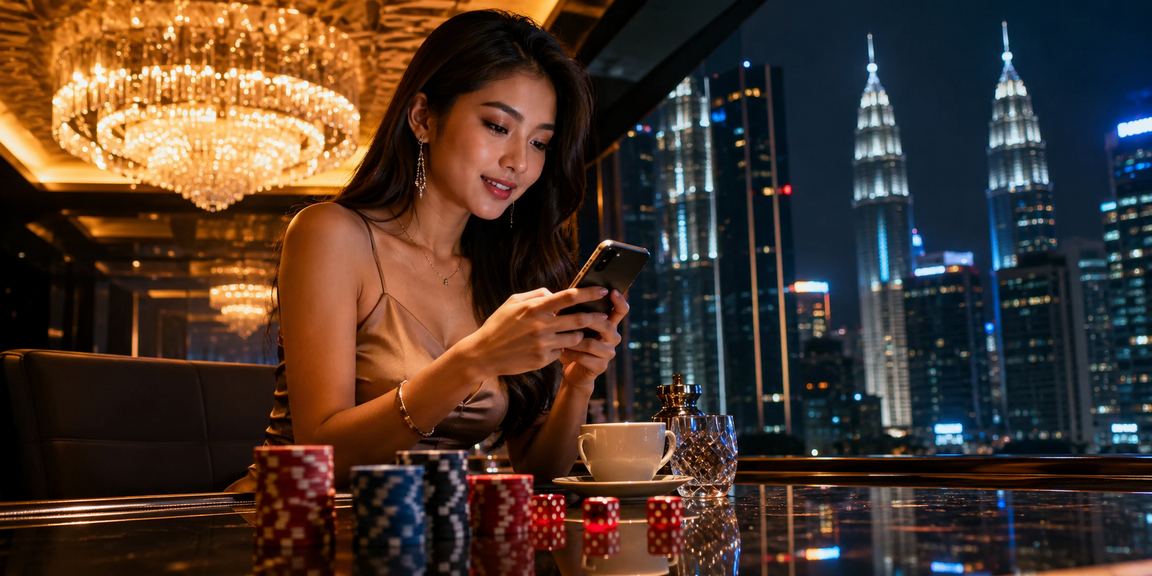 Peminat bola sepak bertaruh mudah alih di Kuala Lumpur
