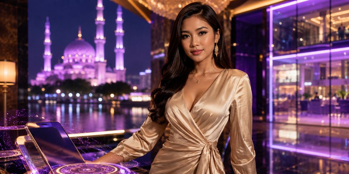 Pengguna menikmati platform kasino mudah alih di Putrajaya